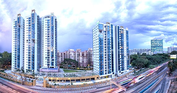 Sattva Luxuria, Near World Trade Center, Melleshwaram, Central Bangalore.