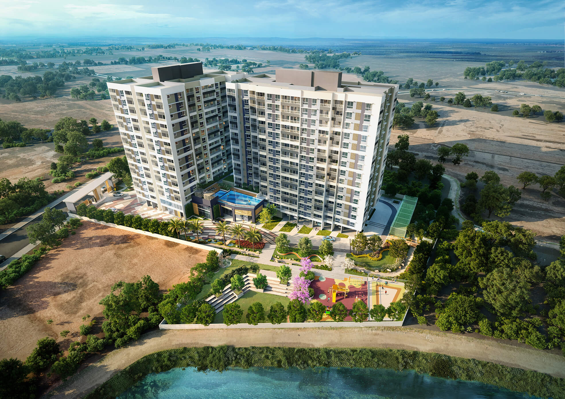 Adarsh Primrose, Gunjur - Varthur  Road, East Bangalore.