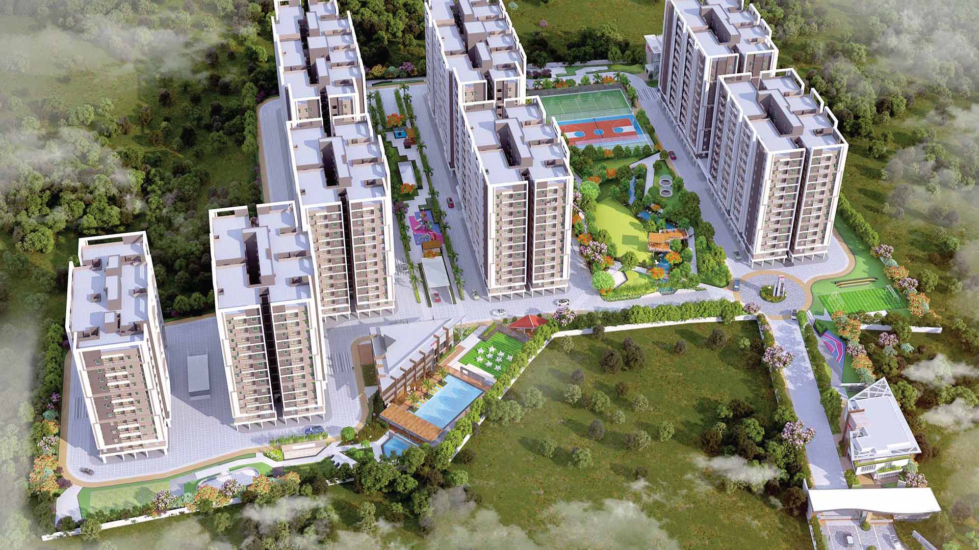 DSR Highland Greenz, Doddakannelli, off Sarjapur Road,  East Bangalore.