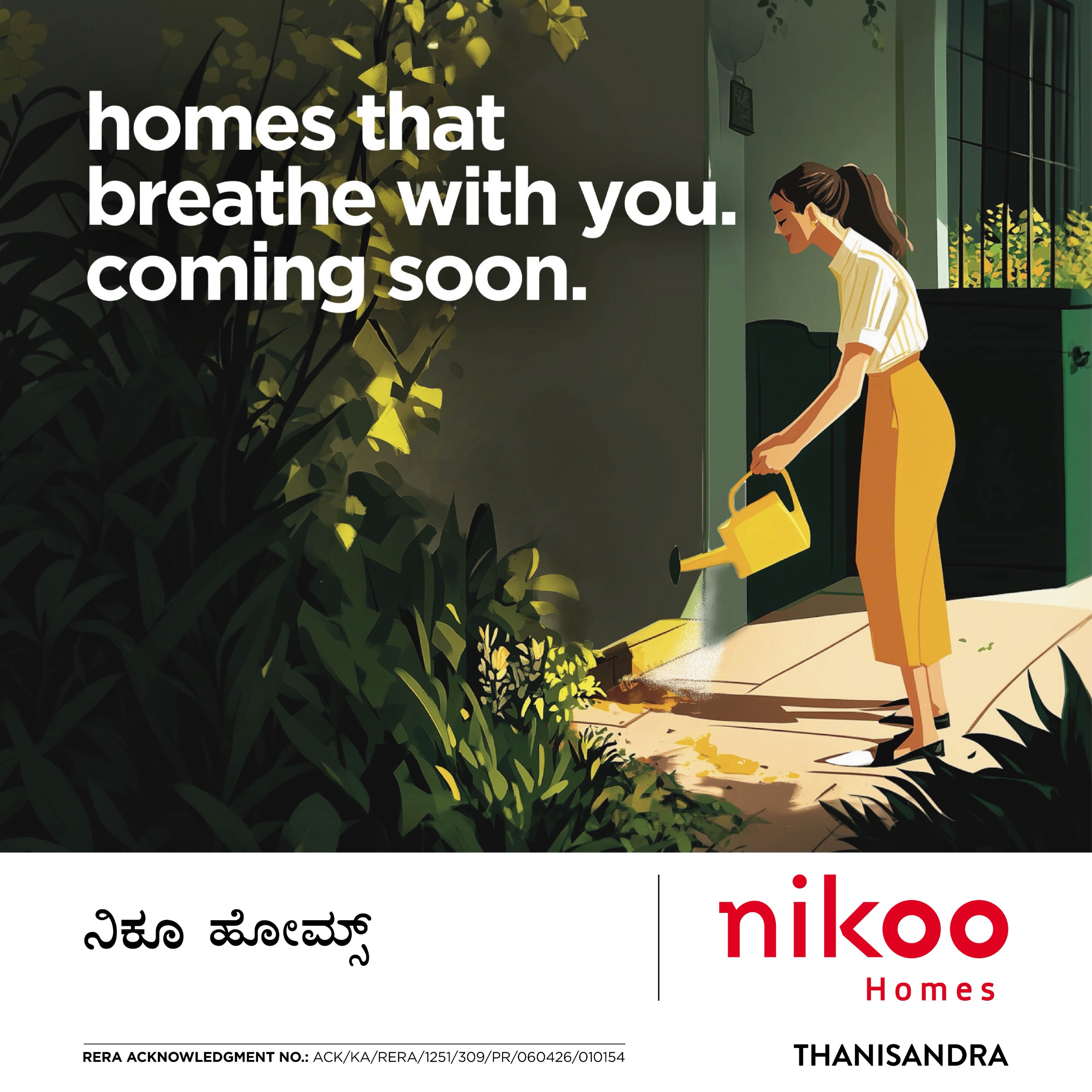 Nikoo Homes 8, Bhartiya Garden Enclave, Phase-1,  Thanisandra Road,  North Bangalore.