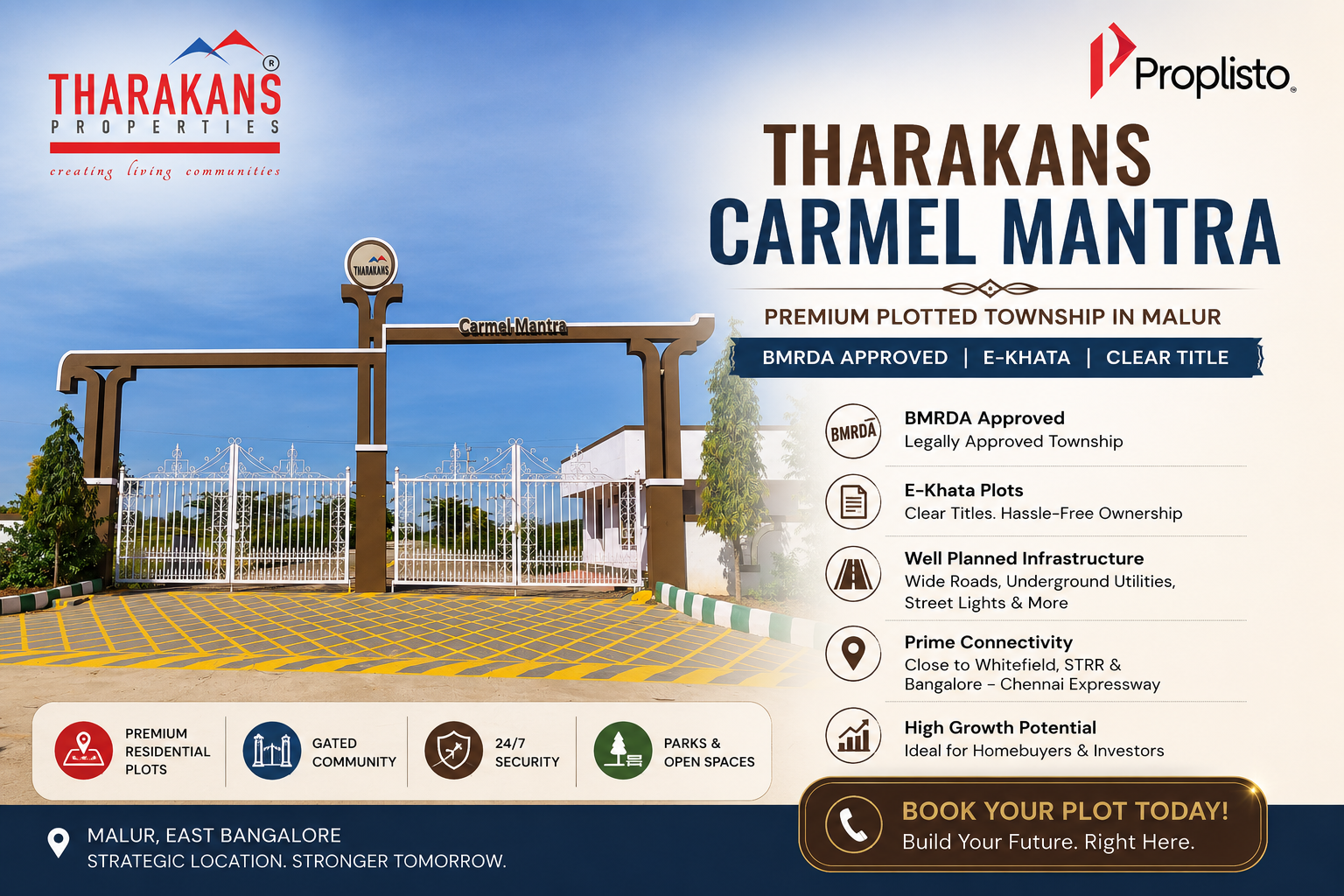 Tharakans Carmel Mantra, Malur, East Bangalore