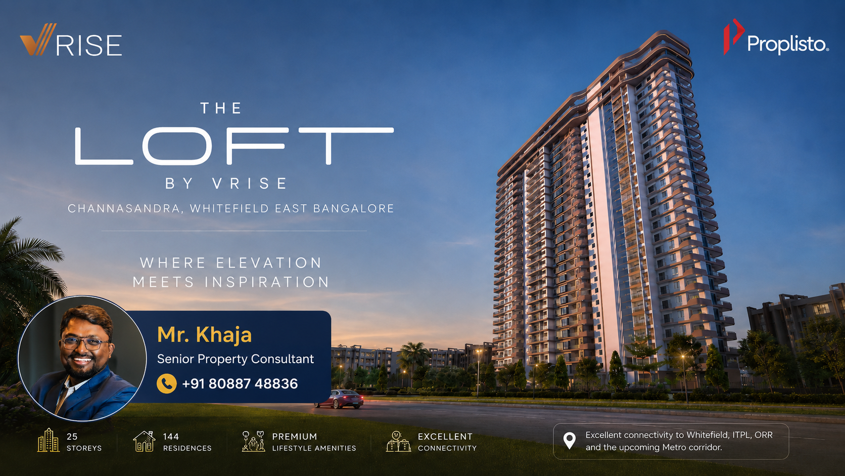 The Loft by VRISE, Channasandra Main Road, Whitefield,  East Bangalore. in Whitefield, Bangalore