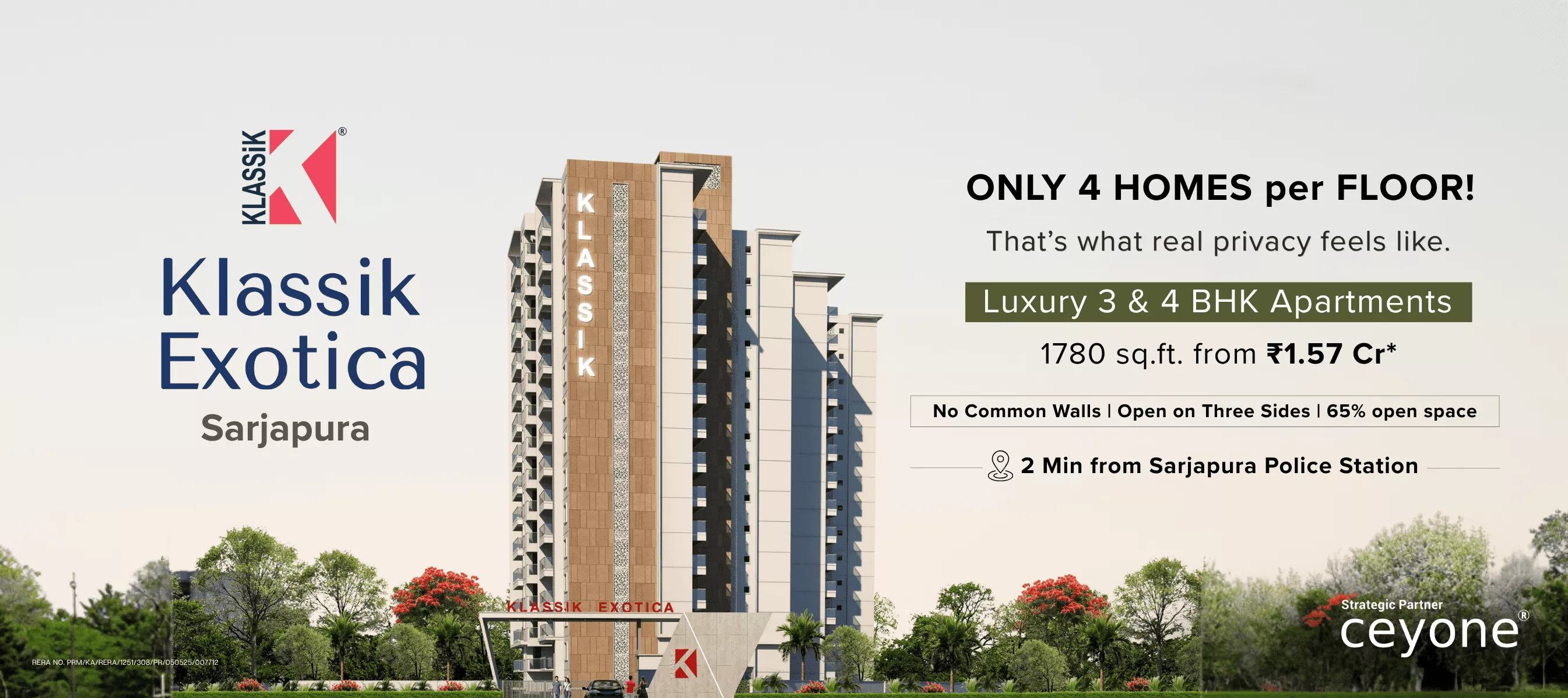 Klassik Exotica, Sarjapur–Attibele Road, Near Sarjapur Junction, Bangalore