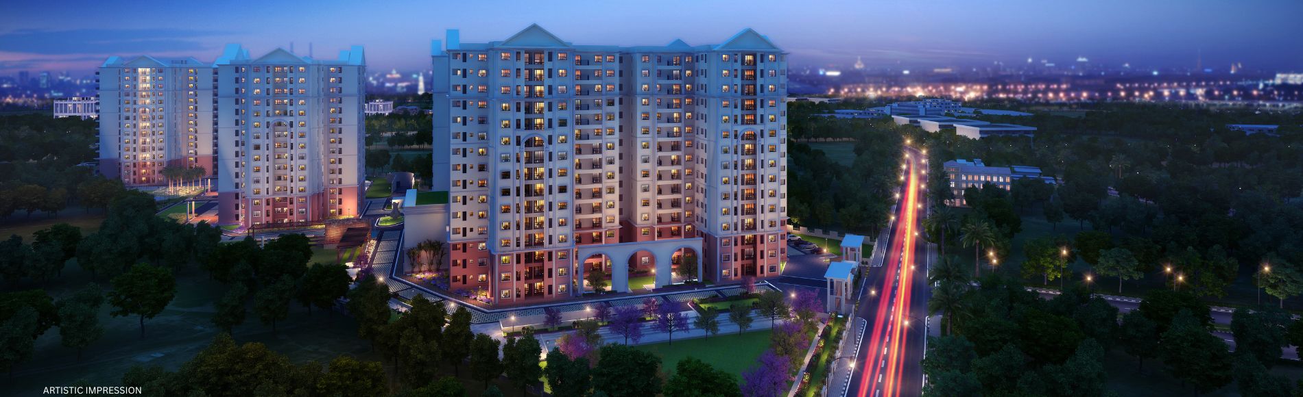 Ramky Lumina is Greco-Roman, Rayasandra, Hosa Rd, Bangalore