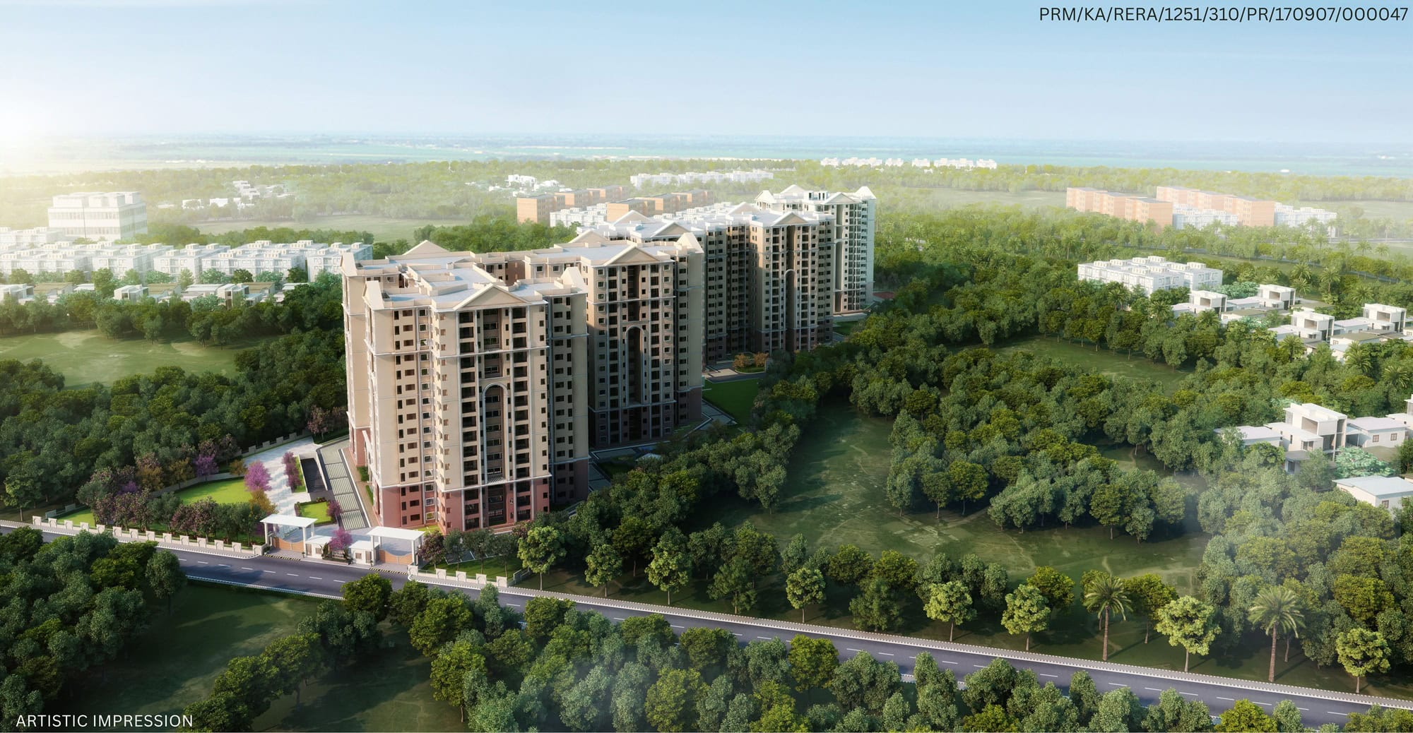 Ramky Lumina is Greco-Roman, Rayasandra, Hosa Rd, Bangalore