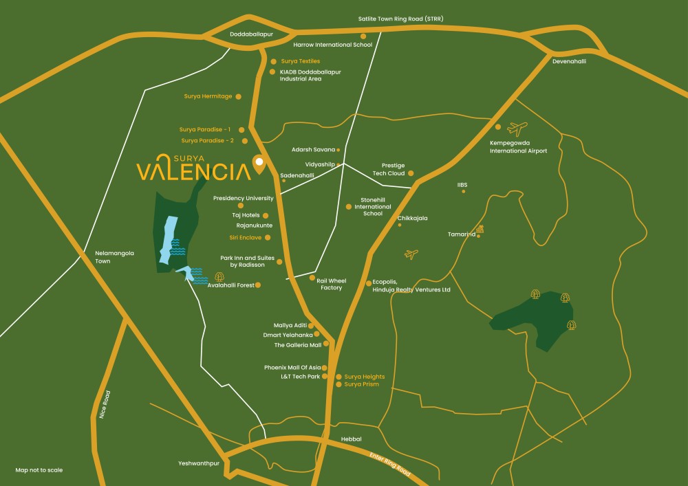 Surya Valencia, Phase 1, Yelahanka,Rajankunte, Bangalore