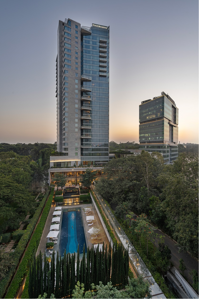 Four Seasons Private Residences at Embassy ONE, Mekhri Circle / Bellary Road, North Bangalore.