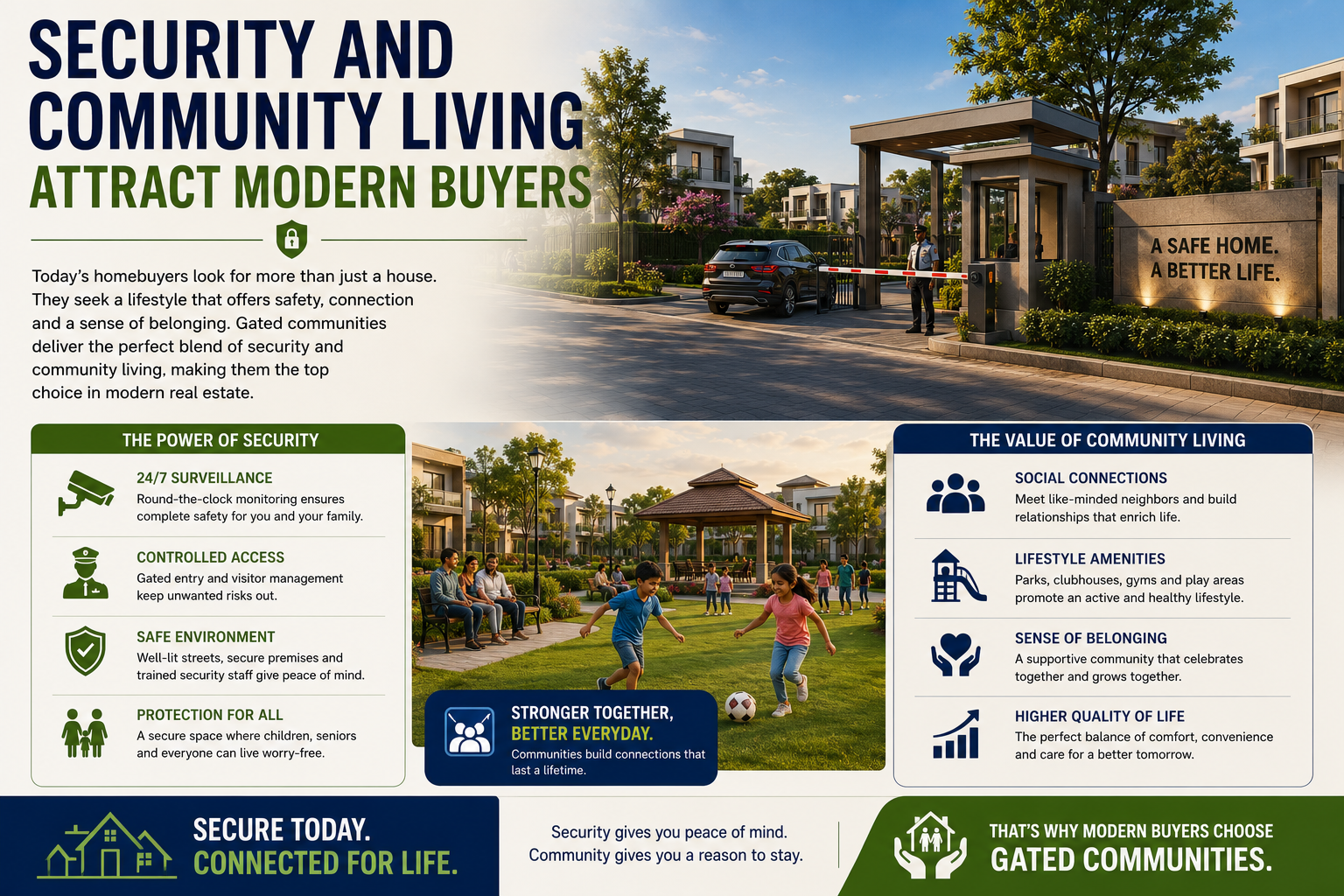 Modern gated plotted development in Bengaluru featuring landscaped roads, security gates, open spaces, and residential plots in a planned community.