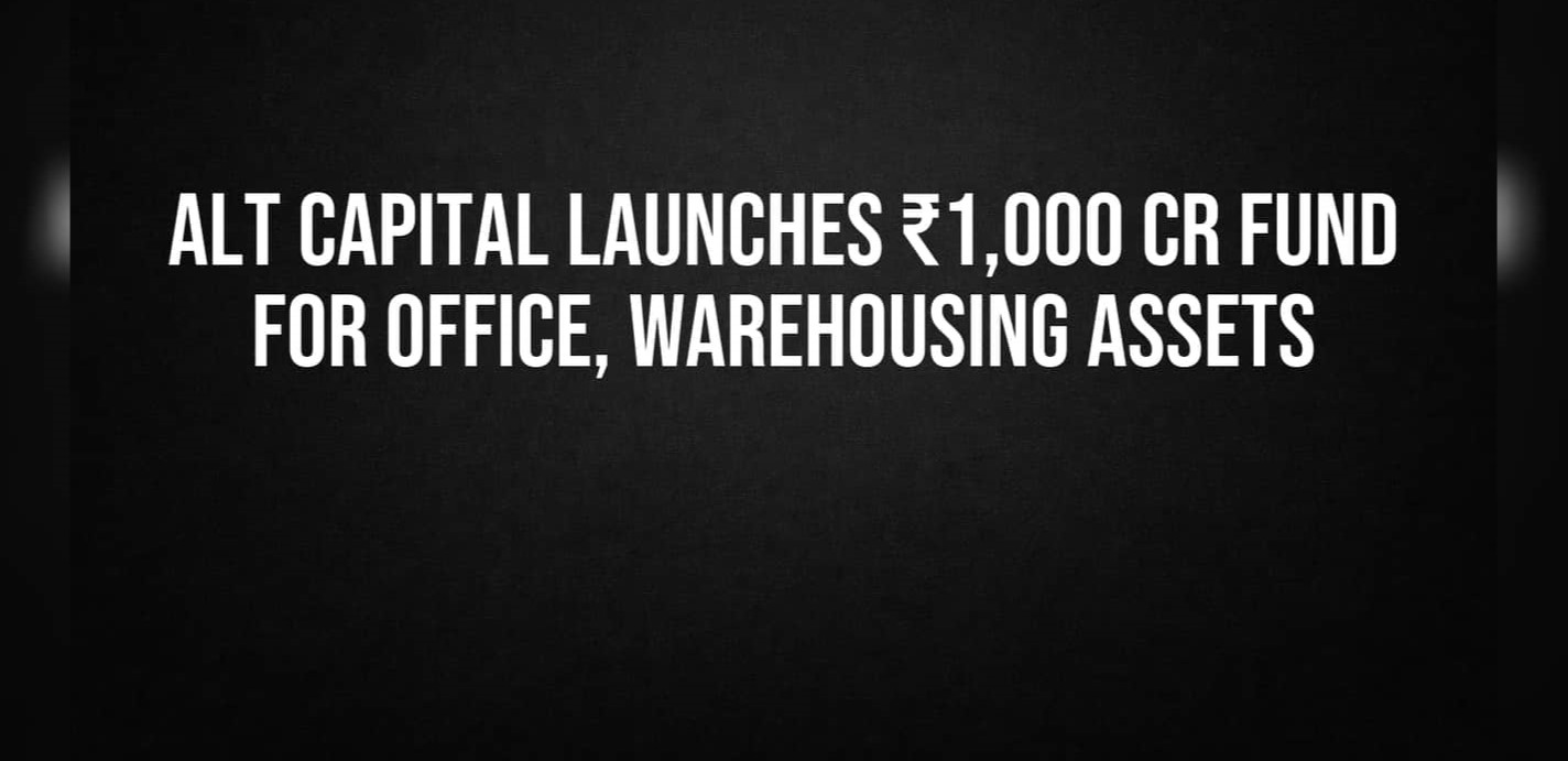 Image showing a modern commercial office building and large warehouse facility representing institutional real estate investment in India.